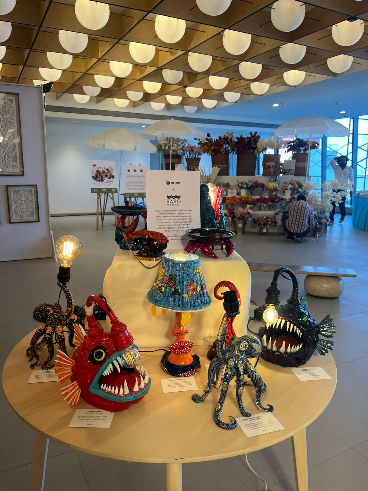 RNDR pieces at Baro Market